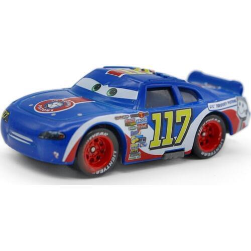 Disney Pixar Cars 2 3 No.117 Icar Metal Diecast alloy classic Toy Car model for children gift 1:55 Brand toys New In Stock