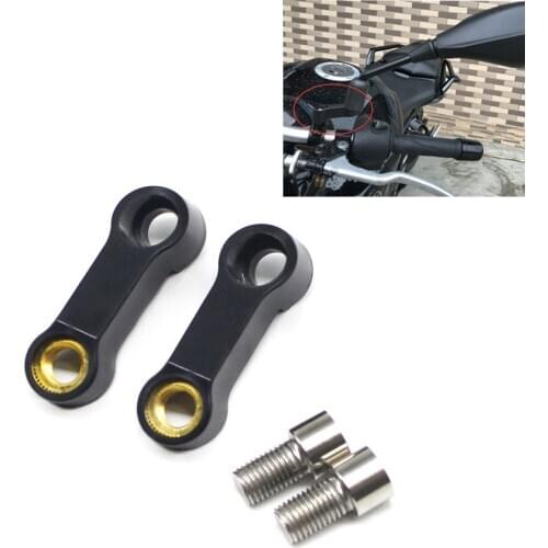 For SUZUKI GSX-S750 GSX-S1000 SV 400 SV 650 DL 650 V-Strom SV650 SV400 Mirror Riser Extenders Spacers Extension Adapter Adaptor