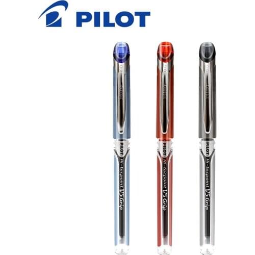 3pcs PILOT V5 Gel Pen BXGPN-V5 Upgraded Direct Liquid Type Large Capacity Smooth Student Office Writing Gel Pen 0.5mm