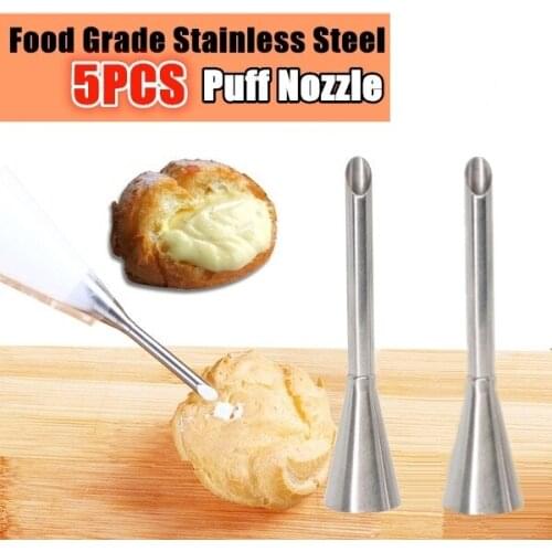 Brief Cream Icing Long Puff Cake Pastry Stainless Steel Nozzle Tip Tools Topselling