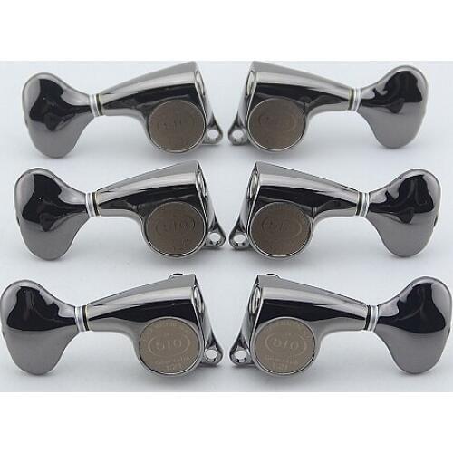 Genuine Original L3+R3 GOTOH SGL510Z-L5 Guitar Machine Heads Tuners ( Cosmo Black ) MADE IN JAPAN