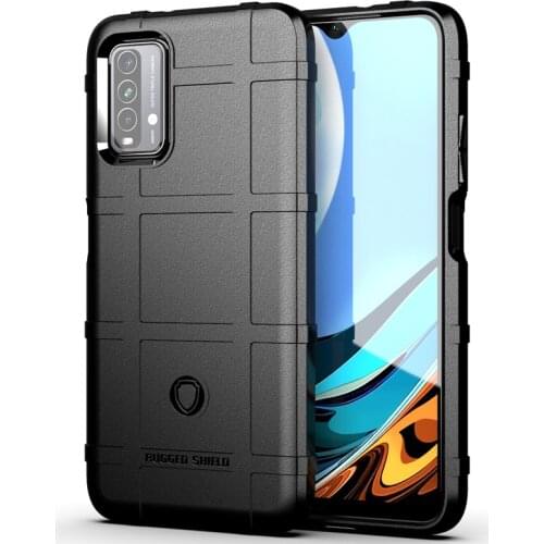 Rugged Shield Silicone Case For Xiaomi POCO X3 NFC M3 10T 8 9 Note10 Lite Redmi Note 9 9S 9Pro 9A 9C 7 8 8T 8Pro K20 K30 9T Case