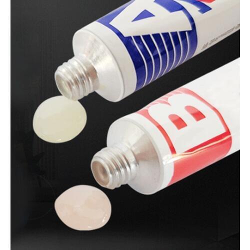 Industrial Heat Resistance Cold Weld Metal Repair Paste Metal Paste Cream 2pcs Glue Set Universal LB88