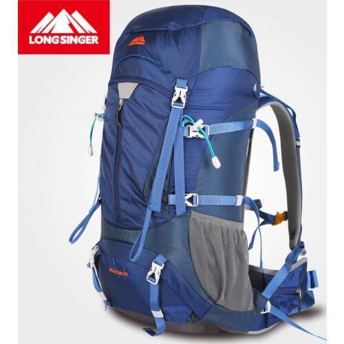 Longsinger Outdoor backpack professional mountaineering bag 60L vlsivery large capacity travel backpack