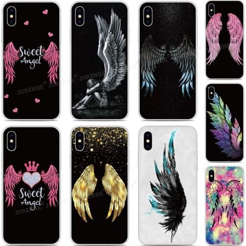 DIY Custom Photo Silicone Cover Angel Wings For Vodafone Smart N11 V11 N10 V10 X9 E9 C9 N9 Lite V8 N8 E8 Prime 6 7 Phone Case