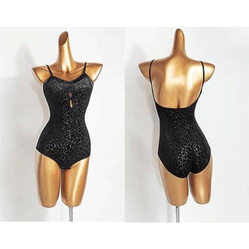 Latin Dance Top Women Sexy Bodysuit Robe Danse Latin Dance Costume Chacha Samba Tango Latin Performance Dance Clothes DN9434