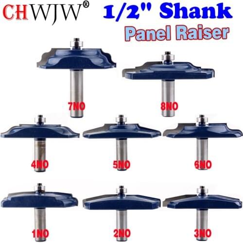 1PC 1/2" Shank Raised Panel Router Bit Ogee & Bead Cove Door Ogee Door Wood Cutting Tool woodworking router bits