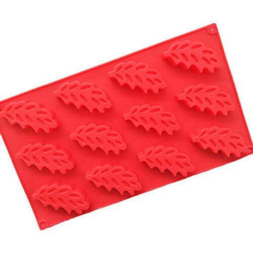 12 leaf mechanism molds chocolate molds hand-made saponin molds decorated molds