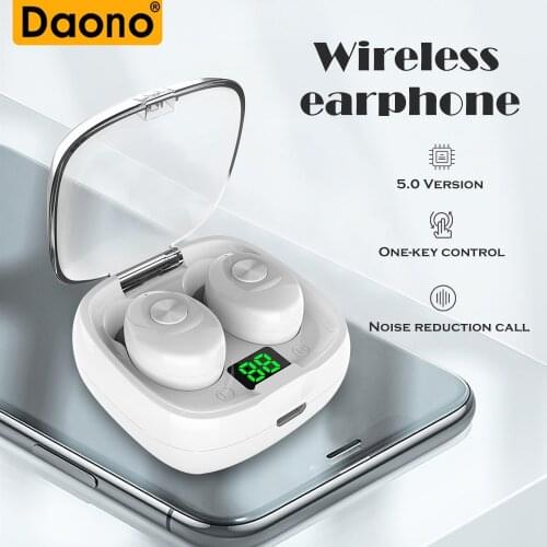 2020 Daono New Wireless Bluetooth Earphones XG8 Earplugs Headset Handsfree Business headset 3D Stereo Sound Portable Earphones