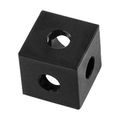 3D Printer 2020 Aluminum Block Cube Prism Connector Wheel Regulator Cube Corner V-slot Three Way Corner Connector 90 degree