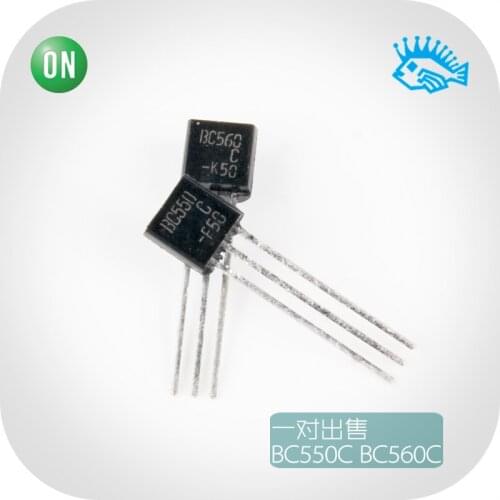 5pcs/50pcs Brand new original ON BC550C BC560C low noise audio triode input differential pair tube