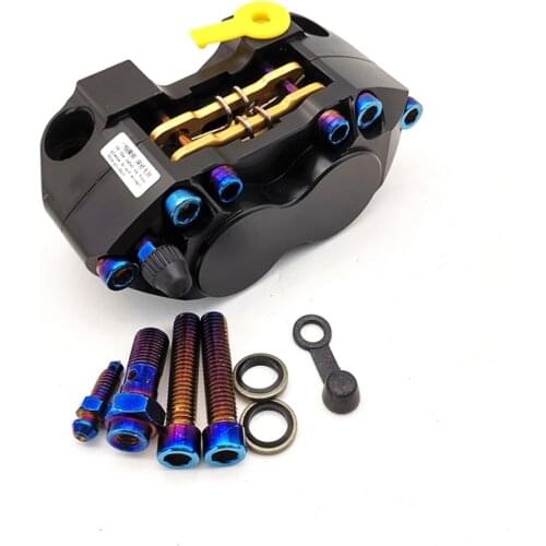 82mm Motorcycle CNC Brake Caliper Brake Pump Mounting 4 Piston Radial Modify