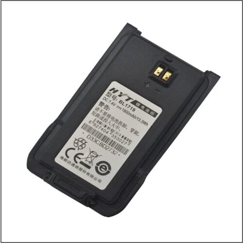 BL1719 DC7.4V 1800mAh 13.3Wh Li-ion Battery Pack for Hytera HYTTC-510 TC-585 TC-500S