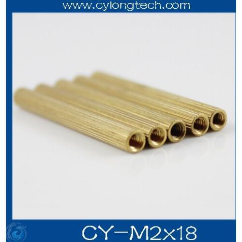 Free shipping M2*18mm cctv camera isolation column 100pcs/lot Monitoring Copper Cylinder Round Screw.CY-M2*18mm