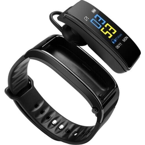 2in1 Y3Plus Wireless Bluetooth Headset Heart Rate Monitor Sports Watch Wristband Wireless Headphone Handsfree Earphone With Mic