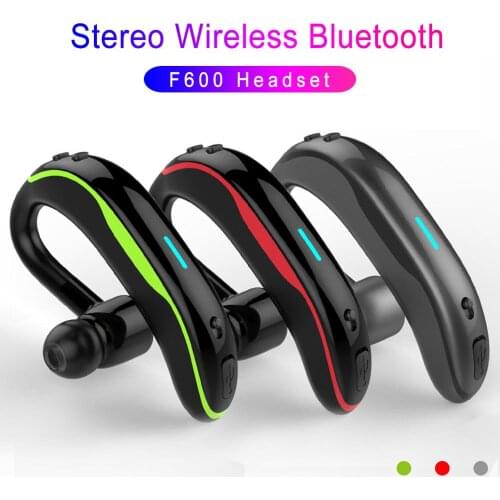 Wireless Bluetooth-compatible Headphones Stereo Bass Headset with Mic Business Wireless Earhooks for iPhone Xiaomi Huawei
