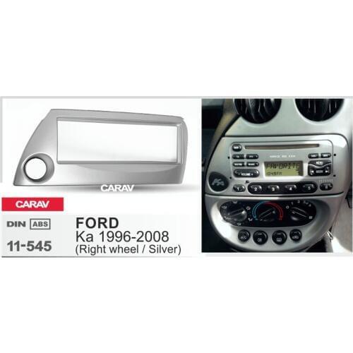 CARAV 11-545 Top Quality Radio Fascia for FORD Ka 1996-2008 (Right Wheel) Stereo Fascia Dash CD Trim Installation Kit