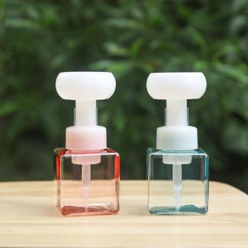 Flower-Shaped Soap Dispenser Refillable Creatives Soap Containers Bubble Bottles For Facial Cleanser Lotion Shampoo TS2
