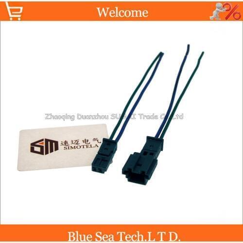 Final Good quality blue Car Speaker plug,Auto stereo plug,Car lamp connector with 10cm cable for BMW X1 X5 car ect