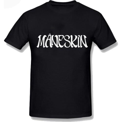 Summer Men T Shirts Måneskin Printed Tee Shirt Plus Size Harajuku Mens 100% Cotton Maneskin Funko Pop Oversized T-shirt 3XL