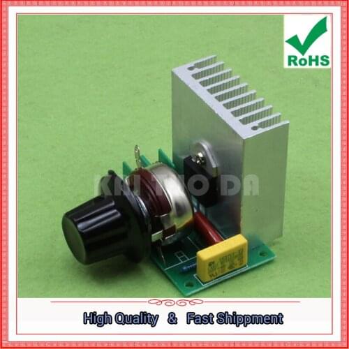 3800W Imported Thyristor High Power Electronic Dimmer Regulator Speed Control (C6A1) 0.25kg