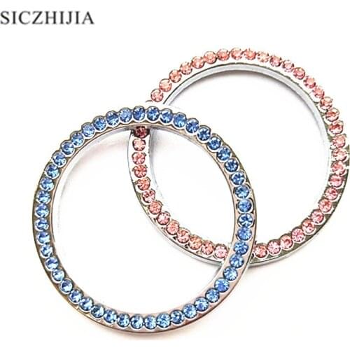 Car interior start ignition ring button decoration for SEAT Ibiza Leon Toledo Arosa Alhambra Exeo FR Supercopa Mii Altea