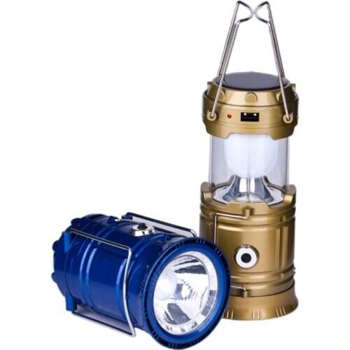 Multi-function Horse Lamp LED Solar Energy USB Rechargeable Camping Lamp Camping Supplies Tent Lamp