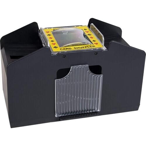 Board Game Poker Electric Automatic Card Shuffler Support 4 Deck Playing Cards
