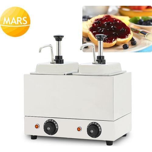 New Snack Machine Sauce Dispensers Jam Filler Machine Commercial Hot Chocolate Soy Sauce Filling Spread Warmer