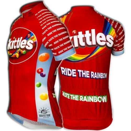 New Cycling jersey red men Short sleeve Breathable cycling clothing pro team Outdoor sports Mountain Bike wear ropa Ciclismo