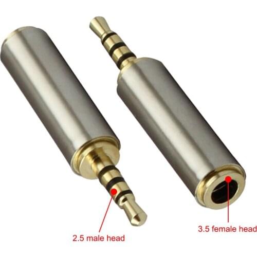 3.5mm to 2.5mm Adapter Converter 2.5 mm to 3.5 mm Stereo Audio Headphone Jack High Quality Wholesale