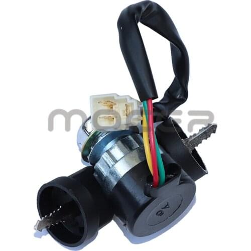 Motorcycle Ignition Switch 3 Wire With 2 Keys Hooded fit for 150CC 250CC Go Kart ATV Buggy golf cart Ignition Key Switch Assy