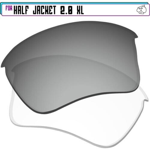 EZReplace Polarized Replacement Lenses for - Oakley Half Jacket 2.0 XL Sunglasses - Eclipse Photochromic