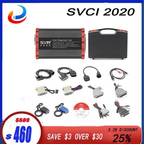 SVCI V2020 Full Verison No Limited SVCI 2019 2020 VVDI 2 AVDI Abrites 21 Softwares Key/ECU Programmer Auto OBD2 Car Diagnostic