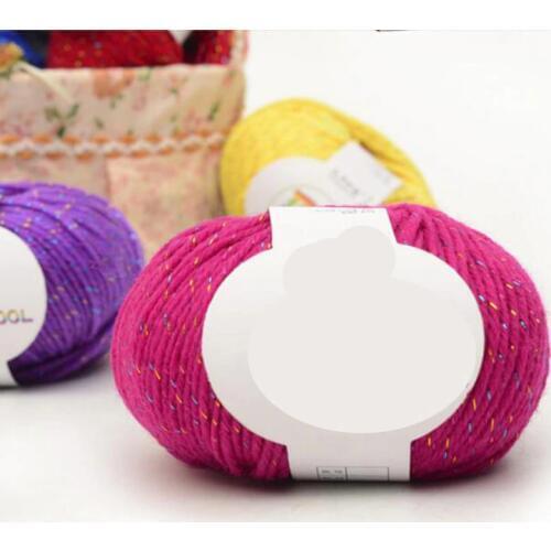 Sale 1 ball x 50g Baby Wool Yarn 4ply Combed milk cotton hand knitting Crochet Yarn NEW