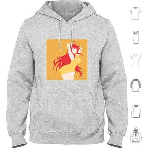 Luxury Yellow Shirt Hoodie long sleeve Cotton Anime Manga Large Season Arc Cosplay Hyodo Shido Cartoon Akeno Rias