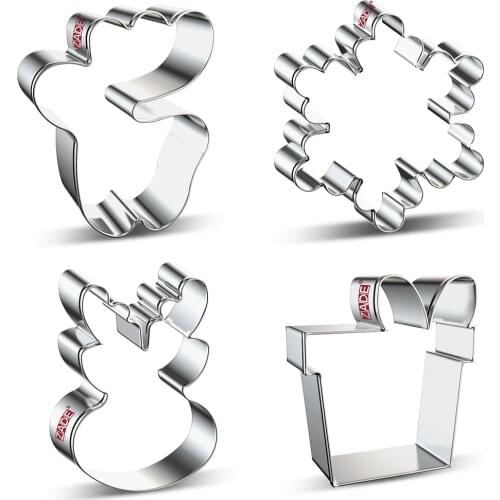 ADE Christmas Cookie Cutter for Christmas Party Biscuit / Fondant / Pastry Cutter - Stainless Steel