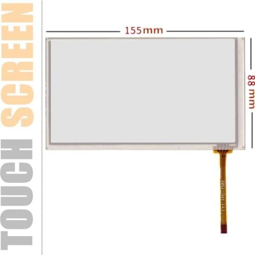 6.2''inch 4 wire 155mm*88mm resistive touch screen for TM062RDH03 / PW062XS1 GPS navigation Handwriting Touchscreen Panel