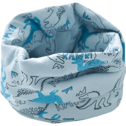 2020 Cartoon Baby Girl Boy Cotton Scarves Autumn Winter Baby Warm Bufandas Children Scarf O Ring Scarf Kids Collar Child Bibs