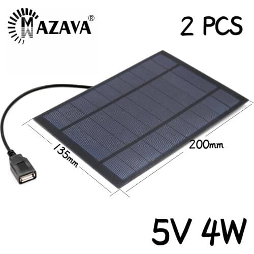 5V 7 6 4 3 1.5W Solar Cells 5V Battery Charger Home Improvement Solar Panel Powerbank Outdoor Polycrystalline Silicon