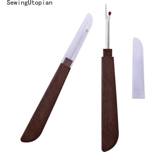 2PCS Steel Plastic Handle Craft Thread Cutter Seam Ripper Stitch Needle Unpicker Arts DIY Sewing Tools Accessories