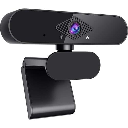Full 1080P Webcam Crystal Clear Images Built in Microphone Great Compatibility Adjustable Rotation Noise Reduction Webcam