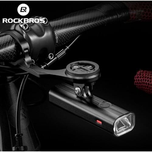 ROCKBROS Bicycle Light Bycicle Flashlight USB Rechargeable Bike Front Light Rainproof MTB Mount Holder Hoisting Headlights