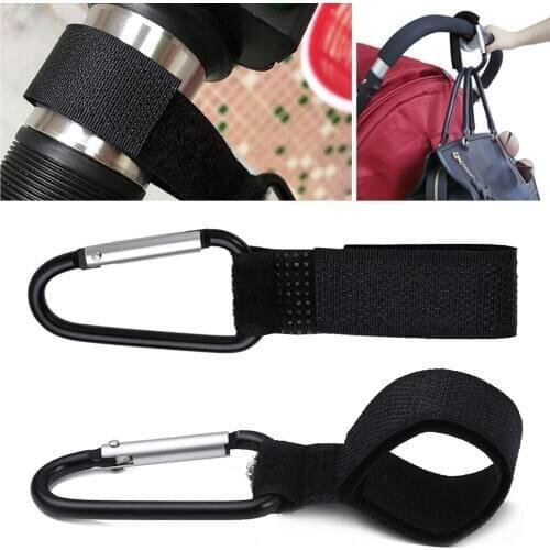 2Pcs Baby Stroller Hooks Carriage Bag Hanger Hook Stroller Pram Baby Strollers Shopping Bag Clip Stroller Accessories