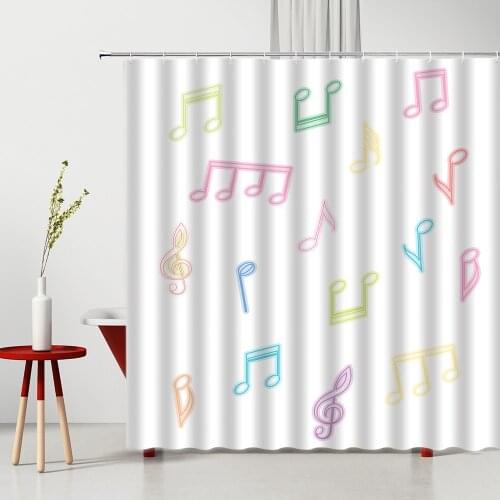 Green Plant Bathroom Curtains Dandelion Cloth Curtain Household Items Modern Polyester Fabric Bathtub Decor With Hooks