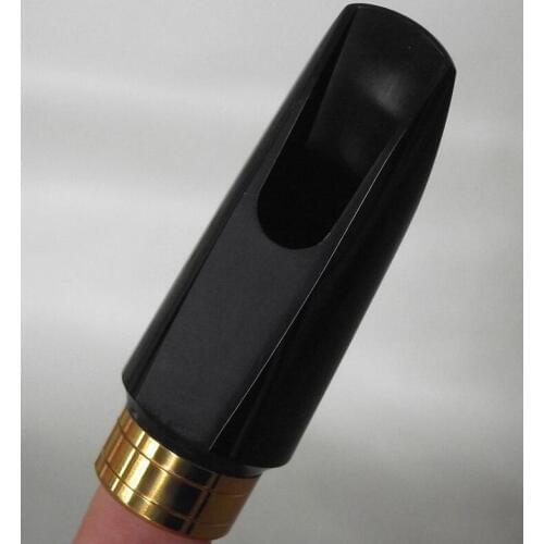 Hard rubber +metal soprano sax mouthpiece Good material