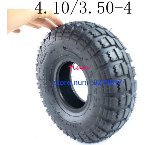 2019 Hot Sale Good Reputation 4.10/3.50-4 Scooter Tyre Mini ATV Wheel Tyre 3.50-4 Inner Tube Fit for Wheel Tires Trolley