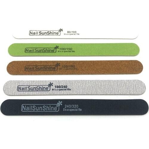 25pcs/lot Wood Nail Files 180/240 120/180 240/320 100/150 natural nail file lime a ongle Manicure Wood Sanding Nails Files