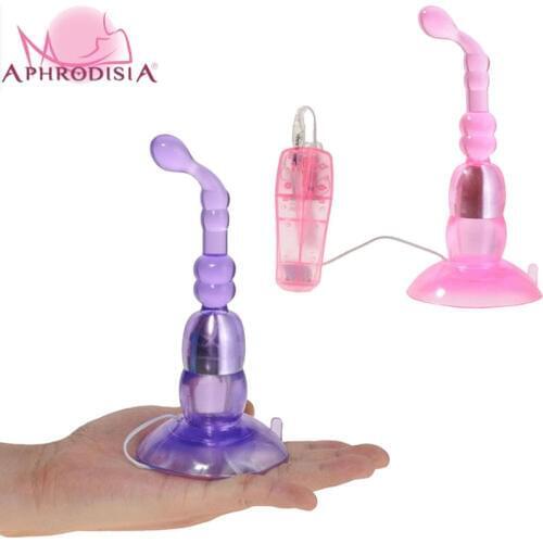 APHRODISIA Multi Speed Anal Vibrator Butt Plug Crystal Vibrating Anal Beads G-spot Massager Stimulate Adult Sex Toys For Women