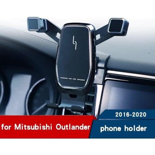 Car Phone Holder for Mitsubishi Outlander PHEV Accessories Interior Modification Air Vent Mobile Phone Stand Navigation Bracket